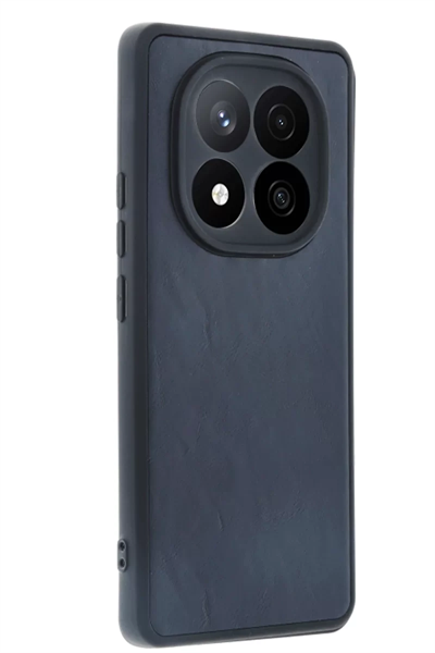 Xiaomi Redmi Note 14 Pro 5G Kılıf Aras Deri Kapak - Lacivert