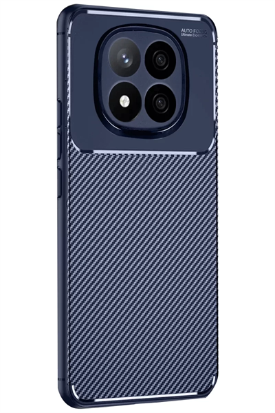Xiaomi Redmi Note 14 Pro 5G Kılıf Auto Focus Karbon Kapak - Lacivert
