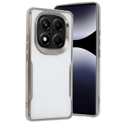 Xiaomi Redmi Note 14 Pro 5G Kılıf Boyi Silikon Kapak - Titan Gri