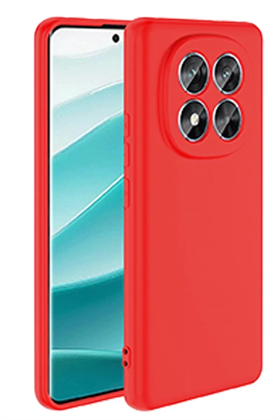 Xiaomi Redmi Note 14 Pro 5G Kılıf First Silikon - Kırmızı