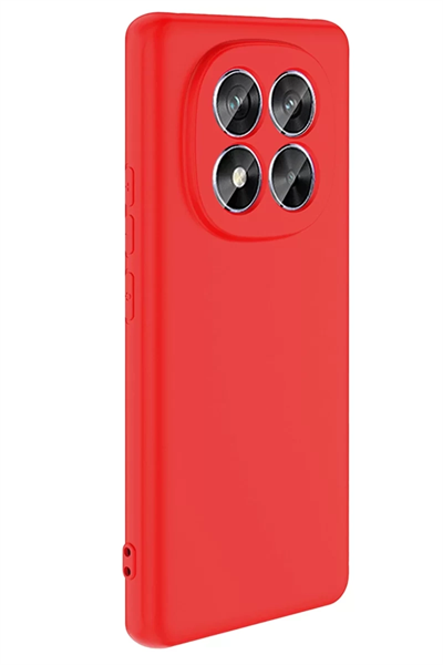 Xiaomi Redmi Note 14 Pro 5G Kılıf First Silikon - Kırmızı