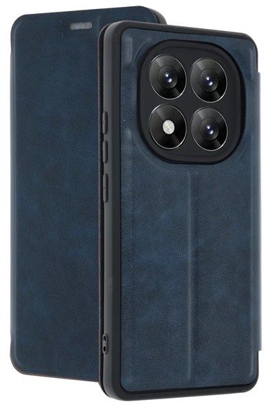 Xiaomi Redmi Note 14 Pro 5G Kılıf Flip Cover - Lacivert