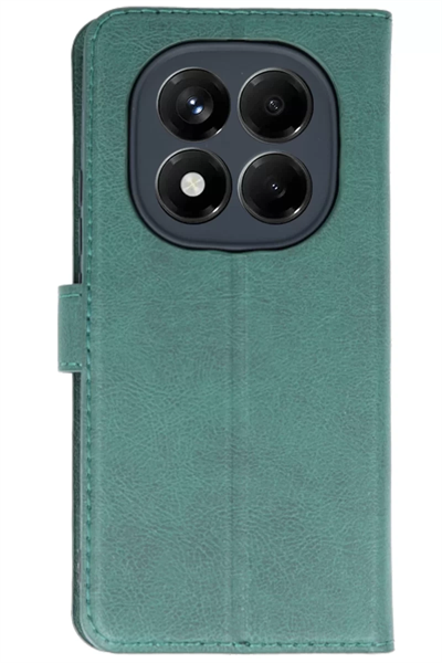 Xiaomi Redmi Note 14 Pro 5G Kılıf Trend S Plus Kapaklı Kılıf - Yeşil