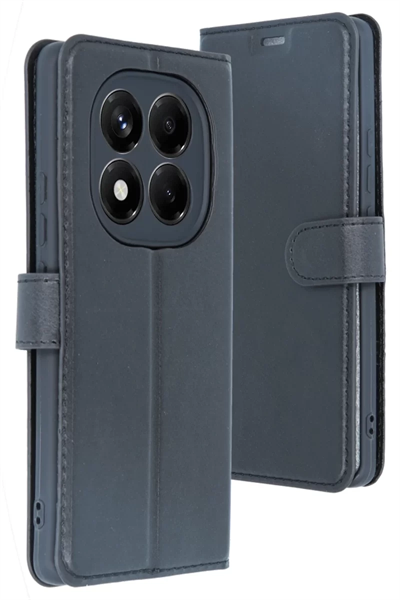 Xiaomi Redmi Note 14 Pro 5G Kılıf Trend S Plus Kapaklı Kılıf - Siyah