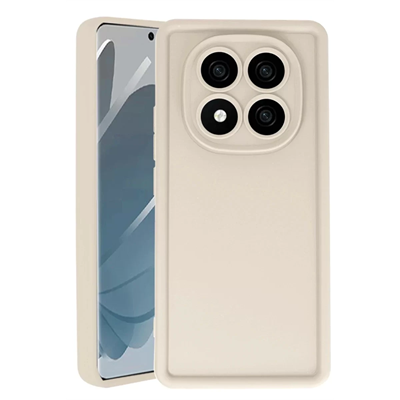 Xiaomi Redmi Note 14 Pro 5G Kılıf Viera Silikon - Krem