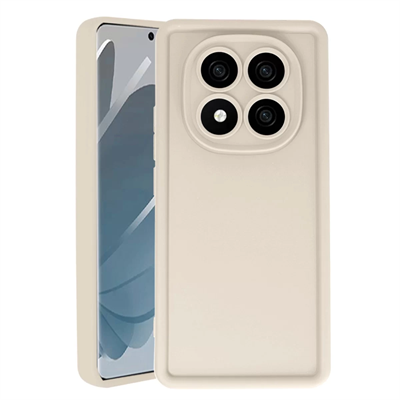 Xiaomi Redmi Note 14 Pro 5G Kılıf Viera Silikon - Krem