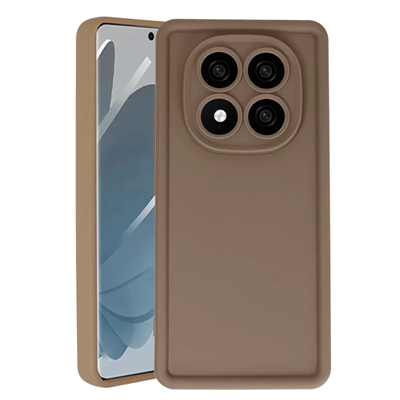 Xiaomi Redmi Note 14 Pro 5G Kılıf Viera Silikon - Kahverengi