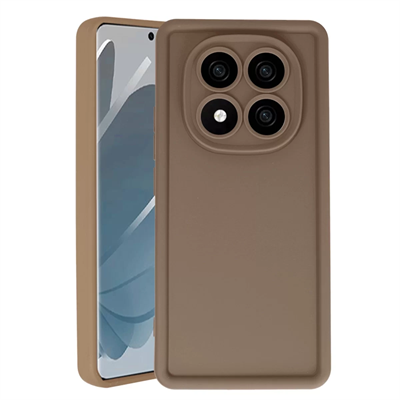 Xiaomi Redmi Note 14 Pro 5G Kılıf Viera Silikon - Kahverengi