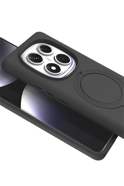 Xiaomi Redmi Note 14 Pro 5G Regal Magsafe Standlı Kapak - Titan Gri