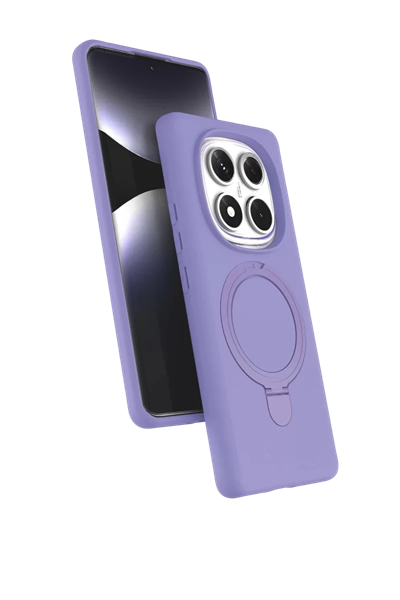 Xiaomi Redmi Note 14 Pro 5G Regal Magsafe Standlı Kapak - Lila