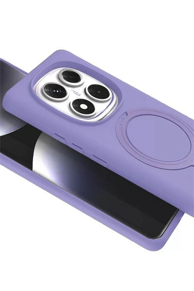 Xiaomi Redmi Note 14 Pro 5G Regal Magsafe Standlı Kapak - Lila