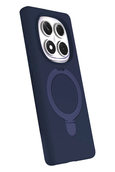 Xiaomi Redmi Note 14 Pro 5G Regal Magsafe Standlı Kapak - Lacivert