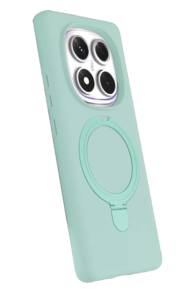 Xiaomi Redmi Note 14 Pro 5G Regal Magsafe Standlı Kapak - Su Yeşili
