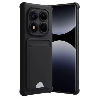 Xiaomi Redmi Note 14 Pro Plus Kelvin Kartvizitli Silikon - Siyah