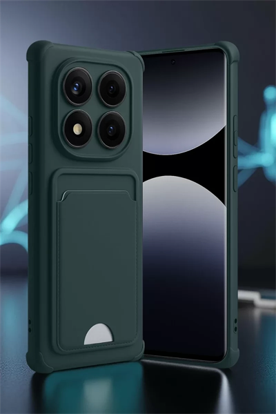 Xiaomi Redmi Note 14 Pro Plus Kelvin Kartvizitli Silikon - Bordo