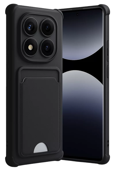 Xiaomi Redmi Note 14 Pro Plus Kelvin Kartvizitli Silikon - Siyah