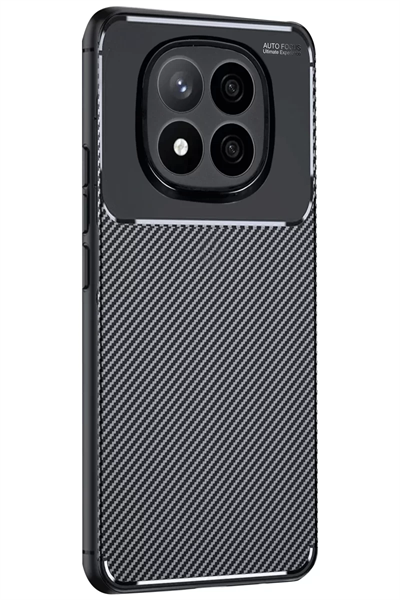 Xiaomi Redmi Note 14 Pro Plus Kılıf Auto Focus Karbon Kapak - Siyah