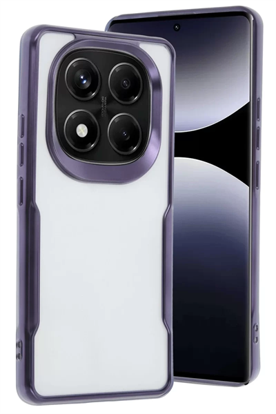 Xiaomi Redmi Note 14 Pro Plus Kılıf Boyi Silikon Kapak - Derin Mor