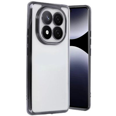 Xiaomi Redmi Note 14 Pro Plus Kılıf Lensli Silikon - Siyah