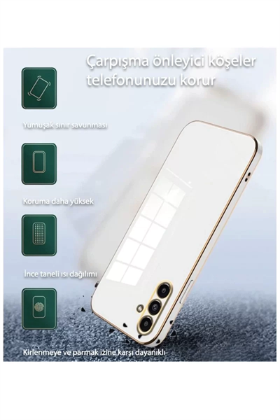 Xiaomi Redmi Note 14 Pro Plus Kılıf Volet Silikon - Beyaz