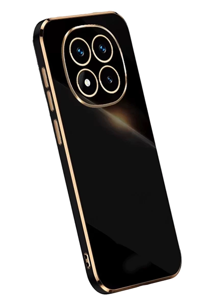 Xiaomi Redmi Note 14 Pro Plus Kılıf Volet Silikon - Siyah