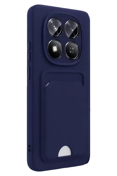 Xiaomi Redmi Note 15 4G Kelvin Kartvizitli Silikon - Lacivert