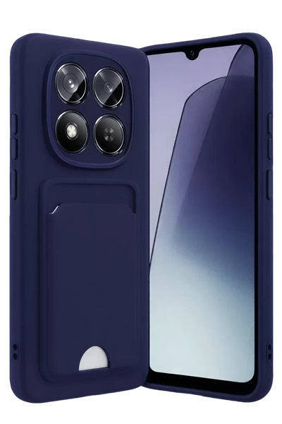 Xiaomi Redmi Note 15 4G Kelvin Kartvizitli Silikon - Lacivert