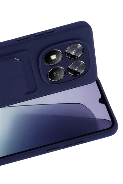 Xiaomi Redmi Note 15 4G Kelvin Kartvizitli Silikon - Lacivert