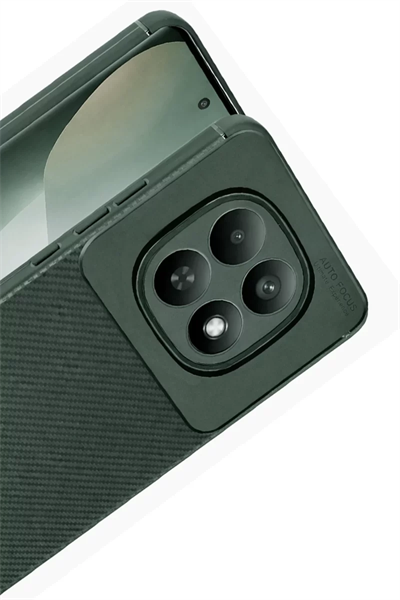 Xiaomi Redmi Note 15 Pro 4G Auto Focus Karbon Kapak - Koyu Yeşil