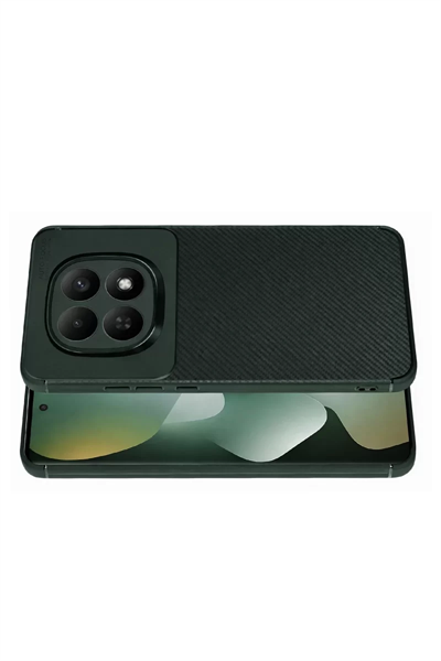 Xiaomi Redmi Note 15 Pro 5G Auto Focus Karbon Kapak - Koyu Yeşil