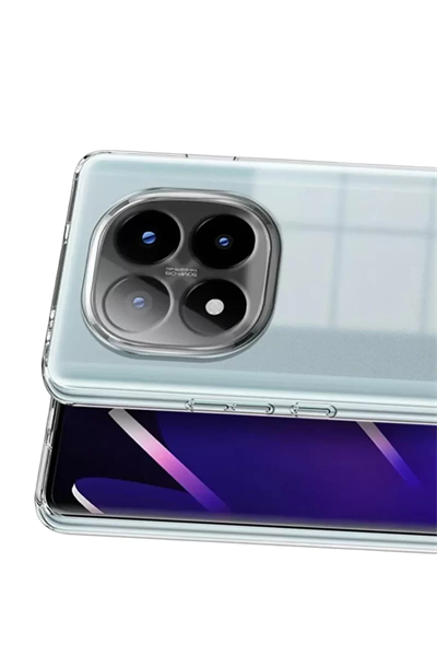 Xiaomi Redmi Note 15 Pro 5G Lüx Şeffaf Silikon - Şeffaf