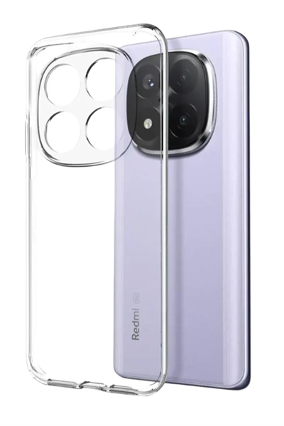 Xiaomi Redmi Note 15 Pro 5G Lüx Şeffaf Silikon - Şeffaf