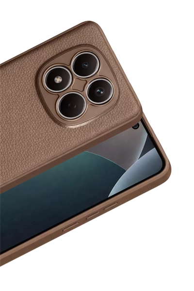 Xiaomi Redmi Note 15 Pro 5G Thermax Silikon Kılıf - Kahverengi