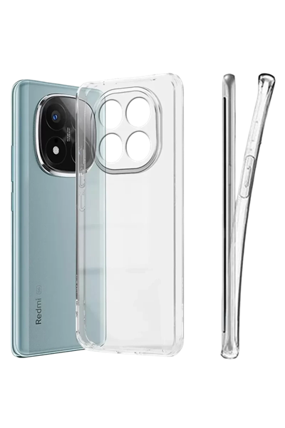 Xiaomi Redmi Note 15 Pro Plus 5G Lüx Şeffaf Silikon - Şeffaf