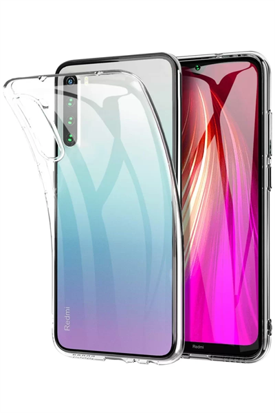 Xiaomi Redmi Note 8 Kılıf Lüx Şeffaf Silikon