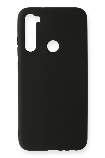 Xiaomi Redmi Note 8 Kılıf Nano içi Kadife Silikon - Siyah
