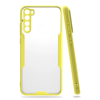 Xiaomi Redmi Note 8 Kılıf Platin Silikon - Sarı