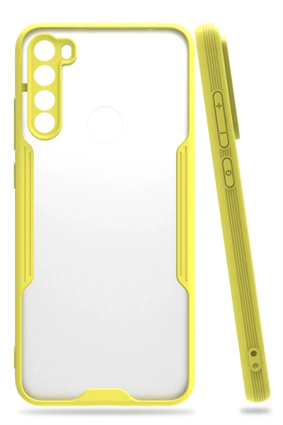 Xiaomi Redmi Note 8 Kılıf Platin Silikon - Sarı