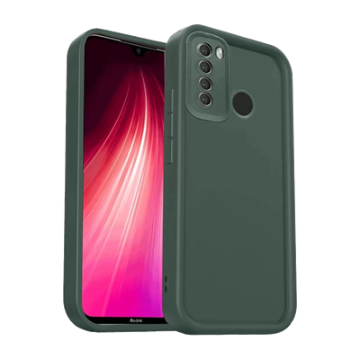 Xiaomi Redmi Note 8 Kılıf Viera Silikon - Koyu Yeşil