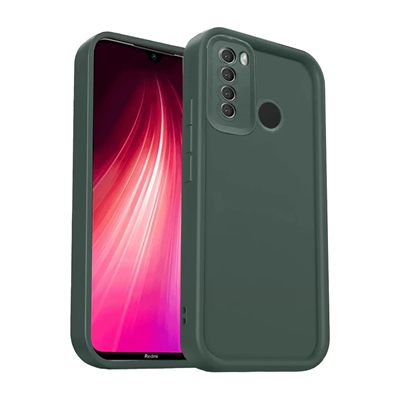 Xiaomi Redmi Note 8 Kılıf Viera Silikon - Koyu Yeşil