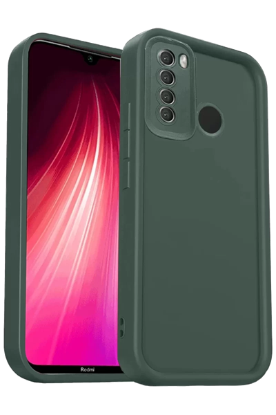 Xiaomi Redmi Note 8 Kılıf Viera Silikon - Koyu Yeşil