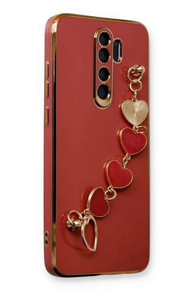 Xiaomi Redmi Note 8 Pro Kılıf Esila Silikon - Kırmızı