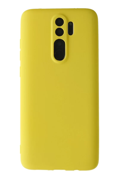Xiaomi Redmi Note 8 Pro Kılıf First Silikon - Sarı