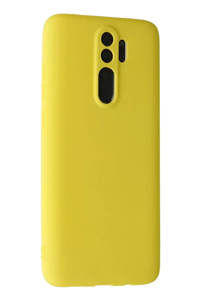Xiaomi Redmi Note 8 Pro Kılıf First Silikon - Sarı