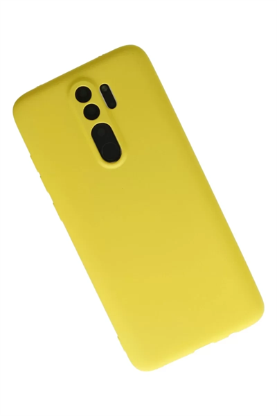 Xiaomi Redmi Note 8 Pro Kılıf First Silikon - Sarı