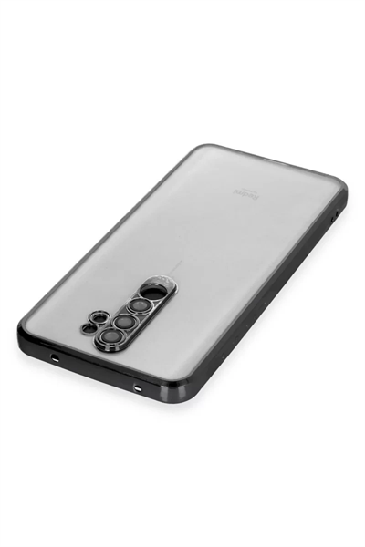 Xiaomi Redmi Note 8 Pro Kılıf Lensli Silikon - Siyah