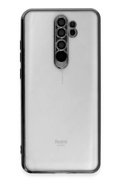 Xiaomi Redmi Note 8 Pro Kılıf Lensli Silikon - Siyah