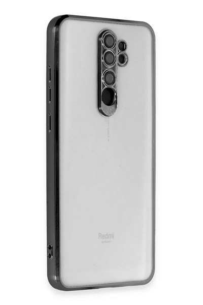 Xiaomi Redmi Note 8 Pro Kılıf Lensli Silikon - Siyah