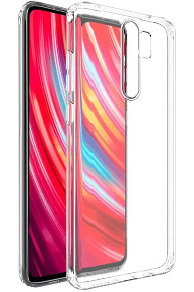 Xiaomi Redmi Note 8 Pro Kılıf Lüx Şeffaf Silikon