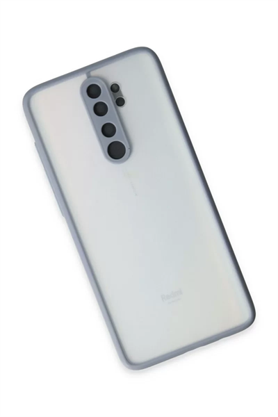 Xiaomi Redmi Note 8 Pro Kılıf Montreal Silikon Kapak - Gri